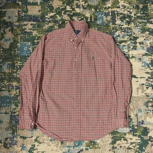 Polo by Ralph Lauren Red and Green Checkered Shirt